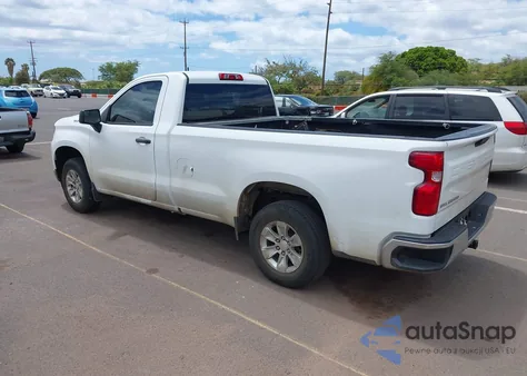 2022 Chevrolet Silverado 1500 2Wd Long Bed Wt из США, поврежденный, VIN 3GCNAAEDXNG590523